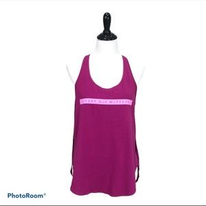 Under Armour split side racer back loose fit tank